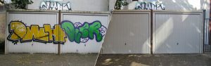 Graffitientfernung Oldenburg Bremen Garagentor