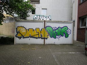 Graffitientfernung Oldenburg Bremen Kaiserstr. 27 vorher 001