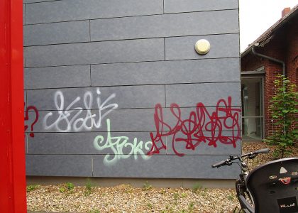 Graffitientfernung Oldenburg Bremen Sshule Am Bürgeresch 026